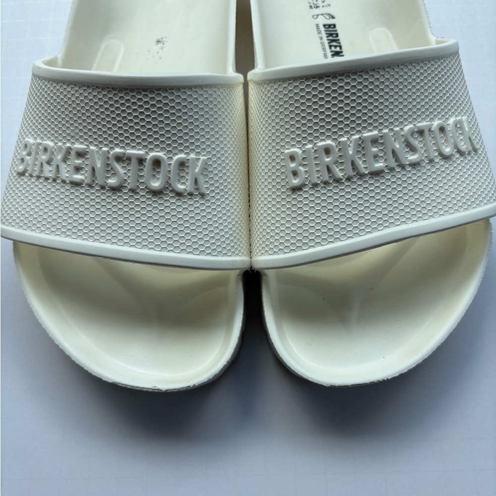 Birkenstock Barbados EVA White Slide Sandals